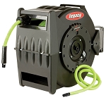 Legacy Manufacturing L8306FZ Levelwind Retractable Air Hose Reel with 1/2in Hose I.D. and 75ft Hose with 1/4in MNPT Fittings