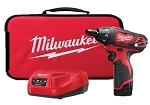 Milwaukee 2401-21, M12 1/4in Cordless Hex Screwdriver Kit