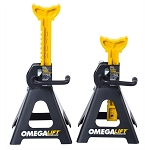 Omega 32038, 3 Ton Double Locking Ratchet Style Jack Stands