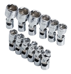SK Tools 1337, Superkrome 12 Piece 1/4in Drive 6 Point Flex Metric Socket Set