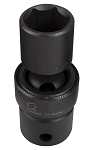 Sunex 218UM, 1/2in Drive Standard 6 Point Flex Impact Socket 18mm